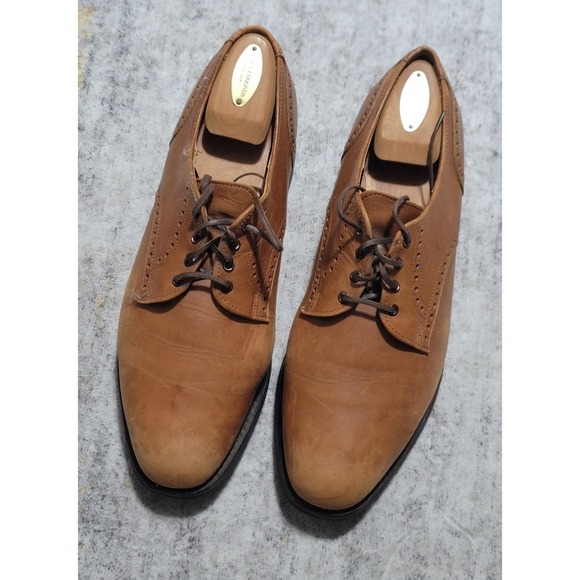Allen Edmonds Other - Allen Edmonds Corporate Casuals Derby Brown Walnut Leather Shoes Men Size 10.5 D